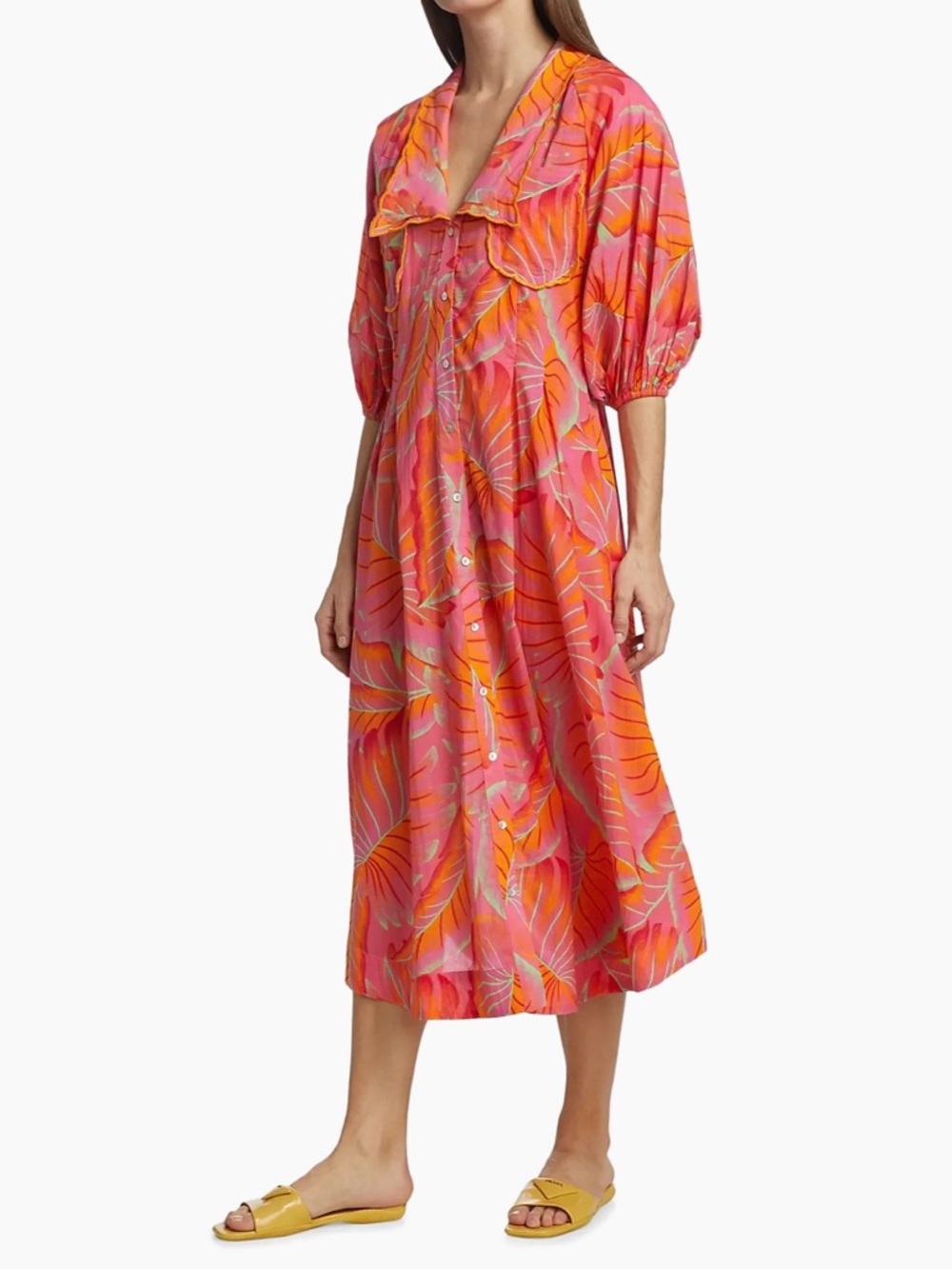 Farm Rio Bright Forest Midi Dress size S - Picture 2 of 16